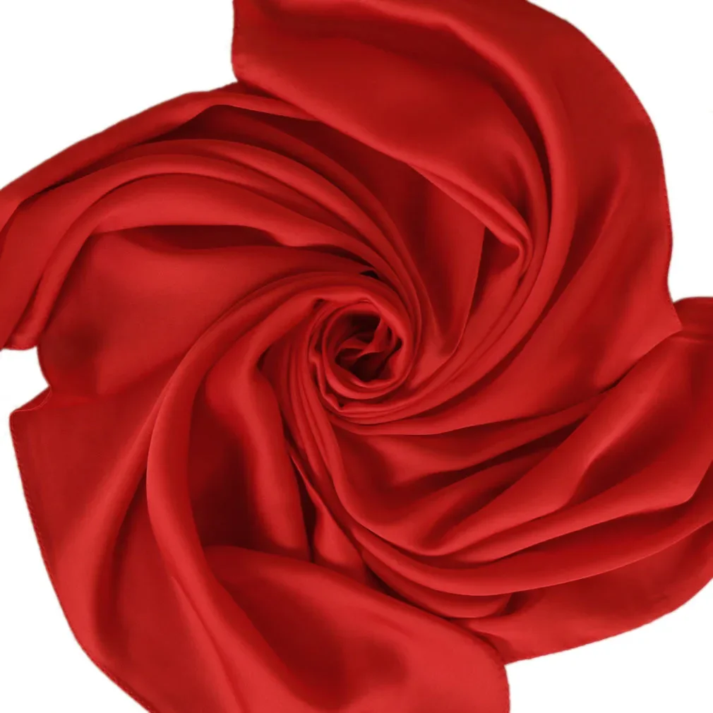 Satin Scarf Women 70cm Solid C - огляд і ціна Scarf Silk Square