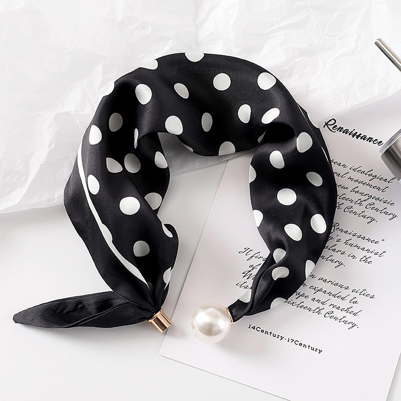 Women New Pearl Buckle Silk Sc - огляд і ціна Face Scarf Mask