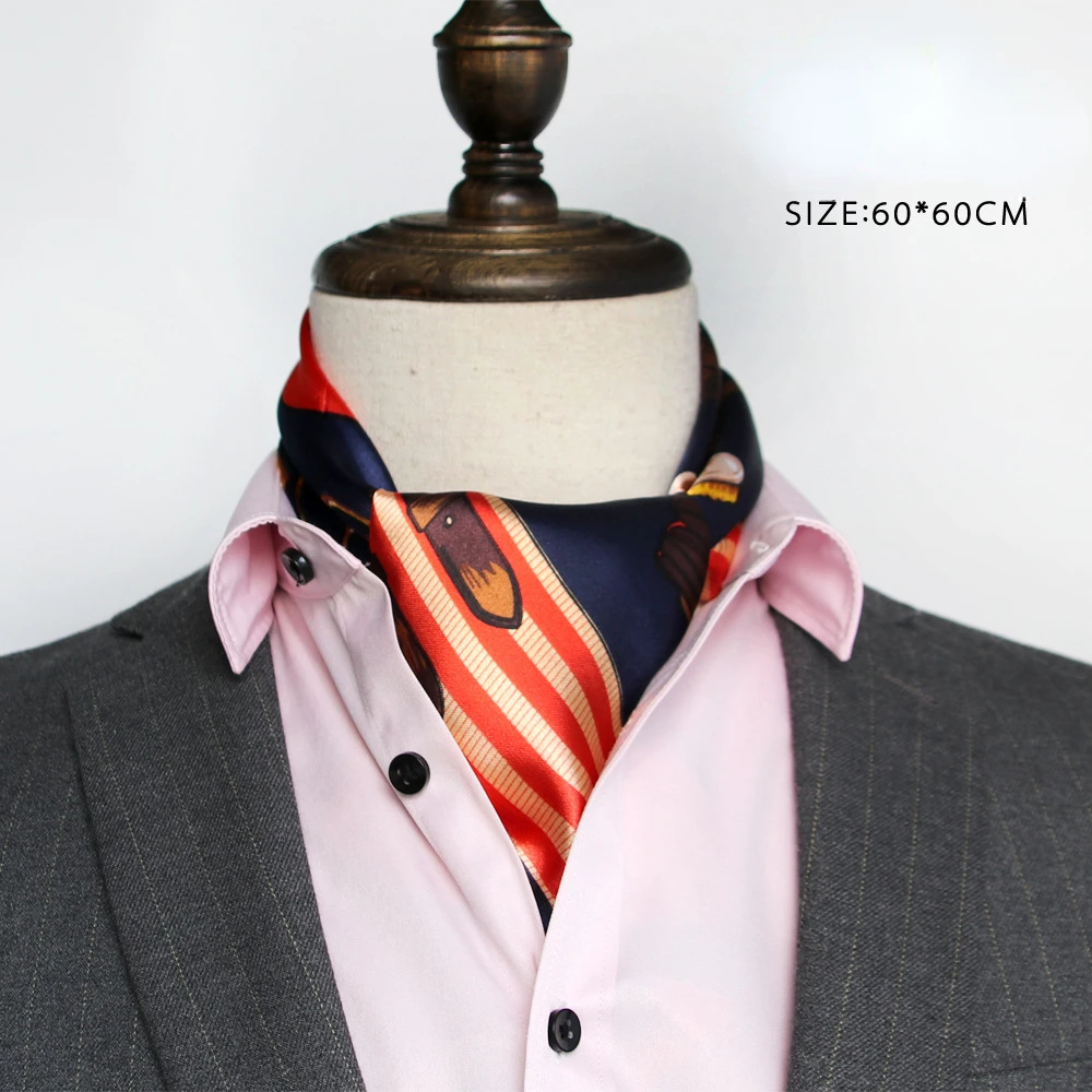 British Men's Silk Scarf Small - огляд і ціна Face Scarf Mask