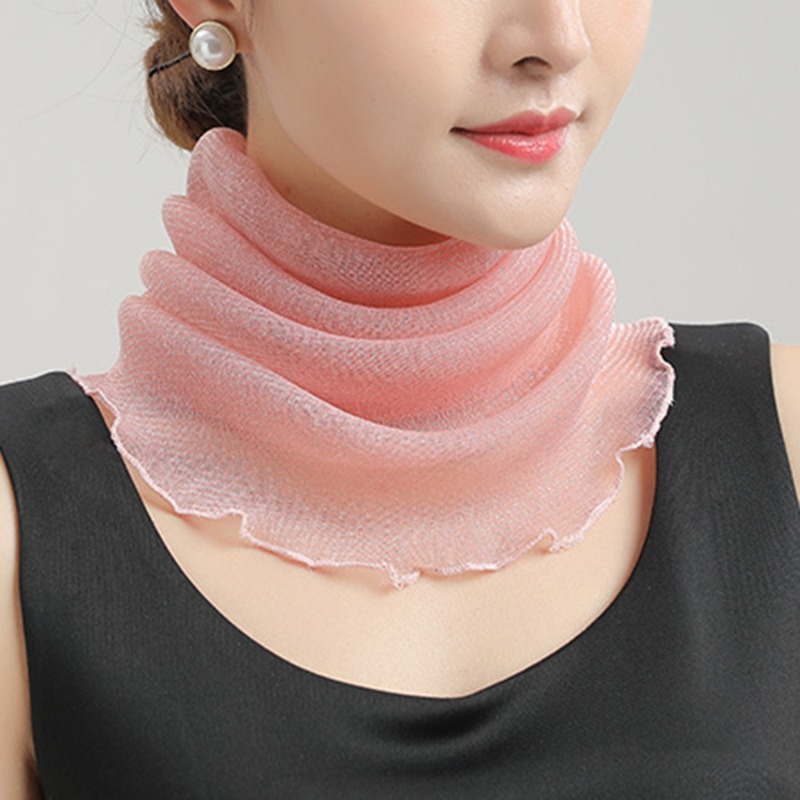 Spring Summer Chiffon Neck Col - огляд і ціна Face Scarf Mask