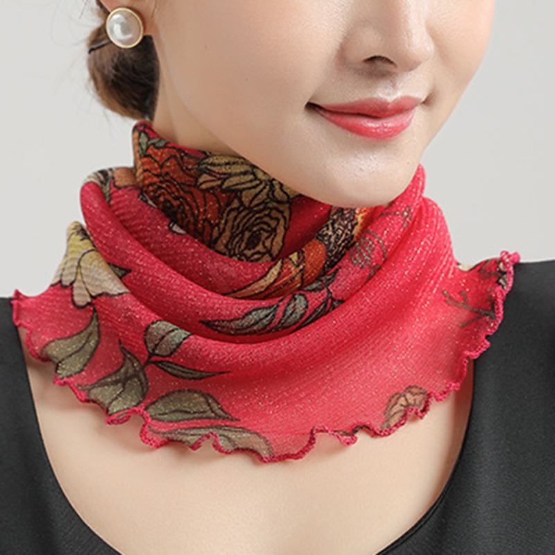 Spring Summer Chiffon Neck Col - огляд і ціна Face Scarf Mask