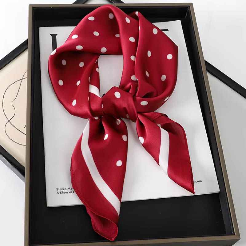 Luxury Lady Hair Dot Scarf Fem - огляд і ціна Scarf Silk Square