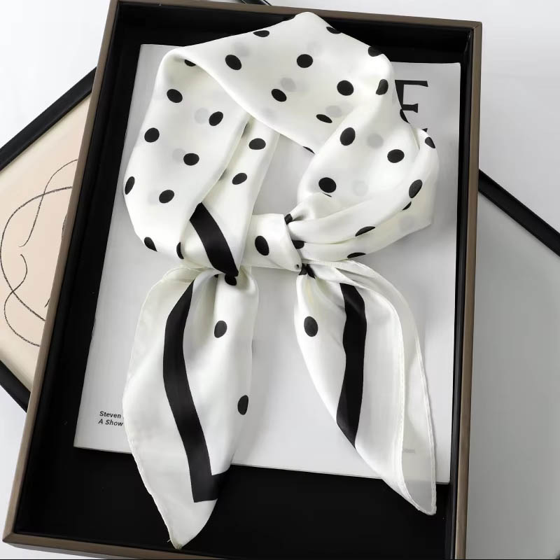 Luxury Lady Hair Dot Scarf Fem - огляд і ціна Scarf Silk Square